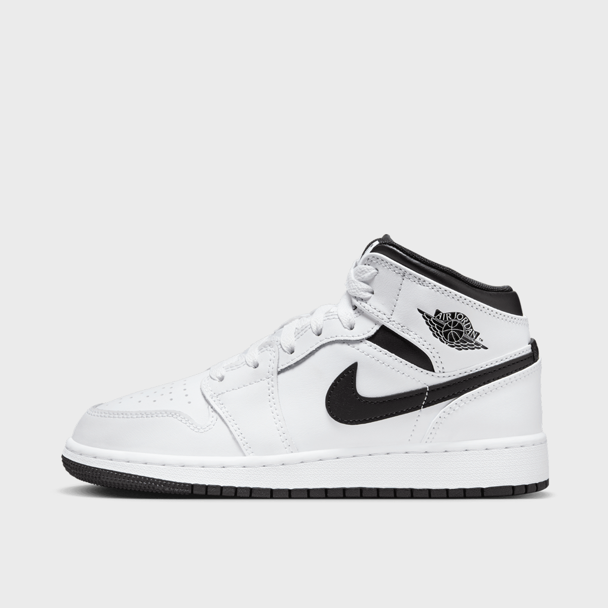 Air Jordan 1 Mid (GS), JORDAN, Footwear, white/black-white-black, taille: 40