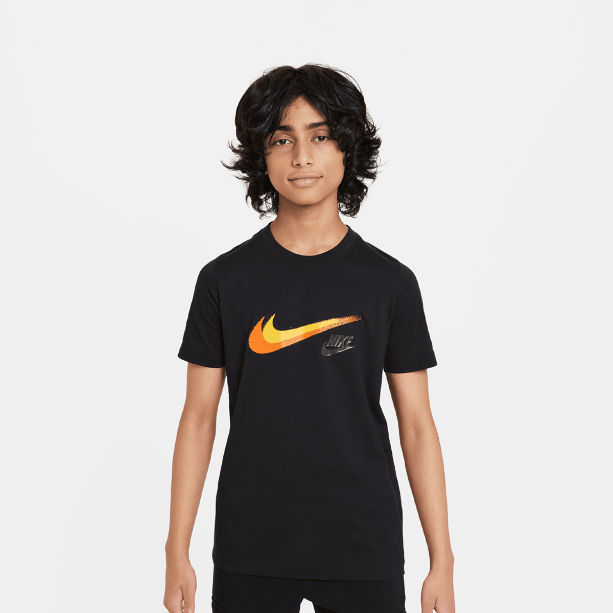 Sportwear Short Sleeve T-Shirt, NIKE, Apparel, Black, taille: 170