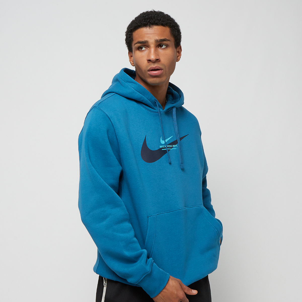 sportswear si pullover hoodie, nike, apparel, industrial blue, taille: m