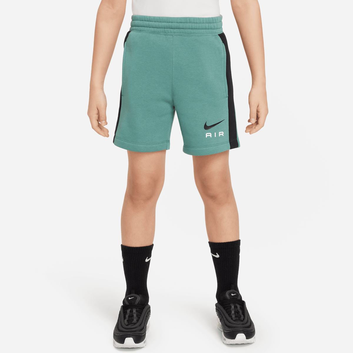Sportswear Air Fleece Shorts, NIKE, Apparel, bicoastal/black, taille: 170
