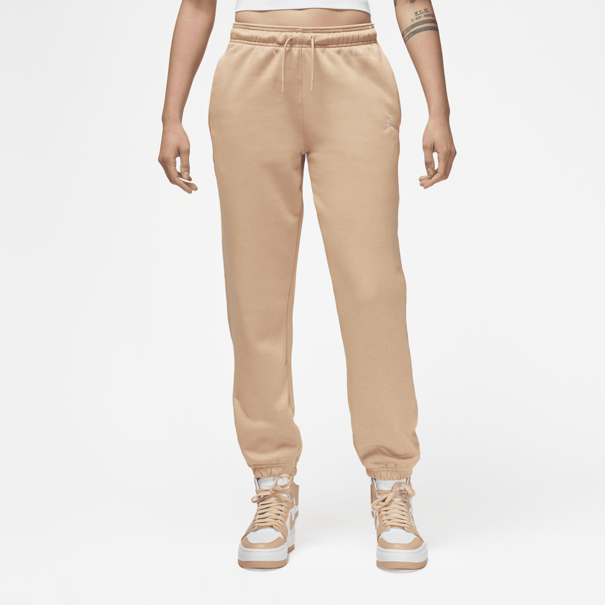 jordan brooklyn fleece pants, pantalons de survêtement, vêtements, desert, taille: xs, tailles disponibles:m,l