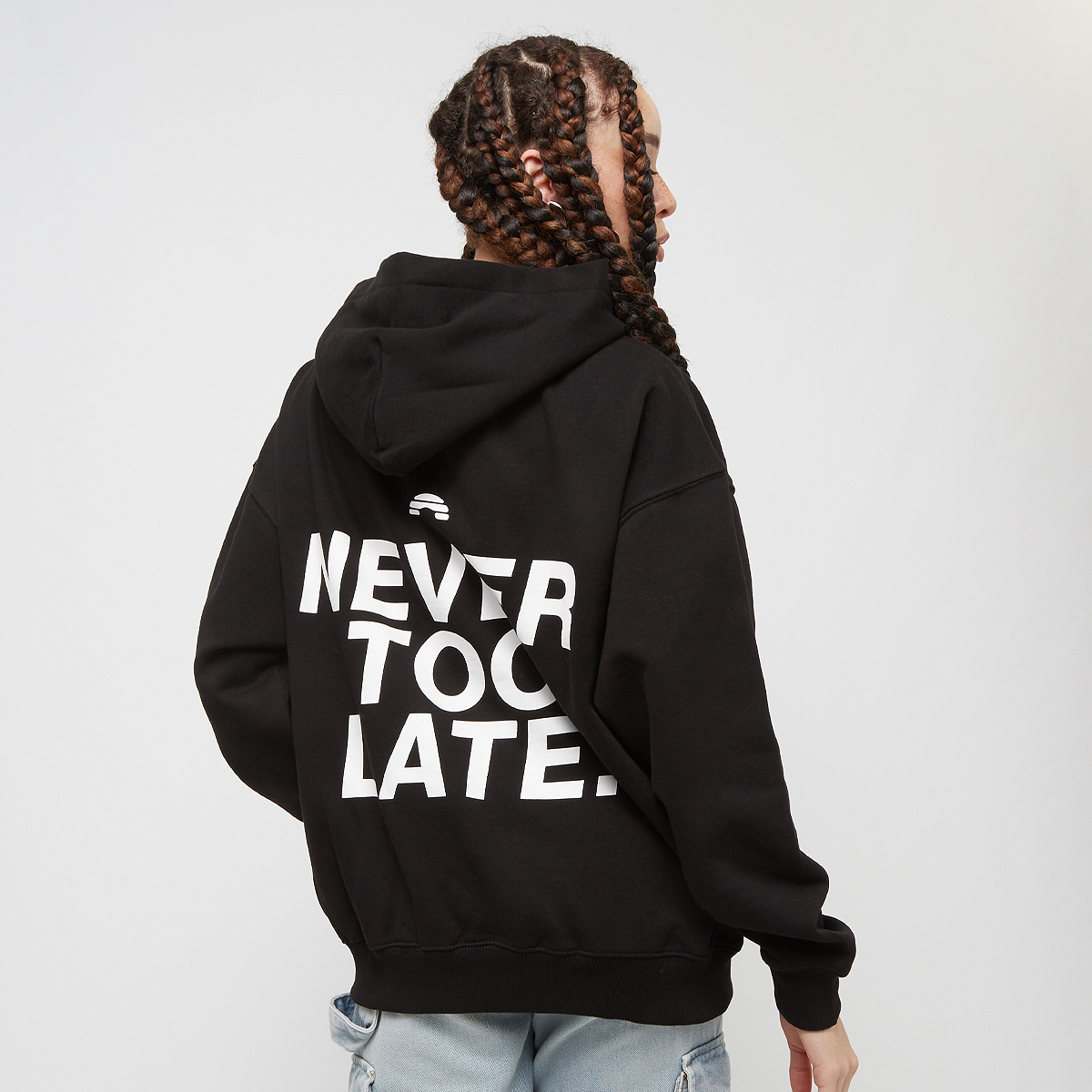 airville oversized hoodie, pegador, apparel, black, taille: s