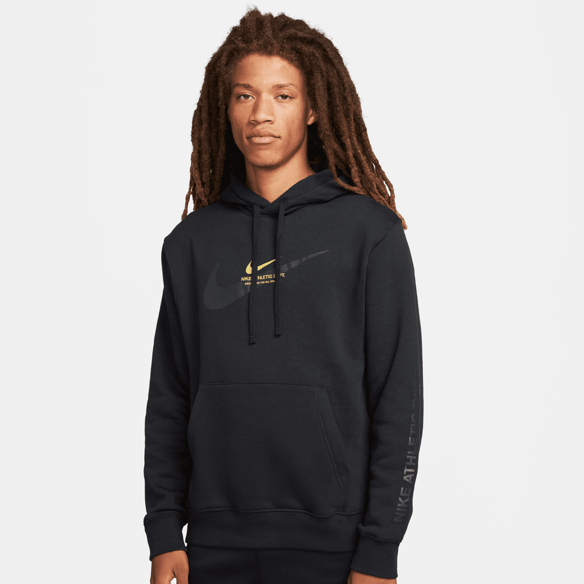 sportswear basketball pullover hoodie, nike, apparel, black, taille: s